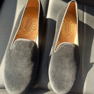 Stubbs & Wootton classic black velvet slippers